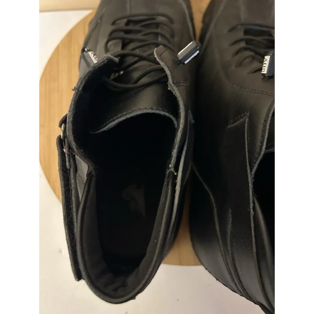 LDECK Men's Size‎ 46/US 13 Waterproof No Slip Black Shoes
